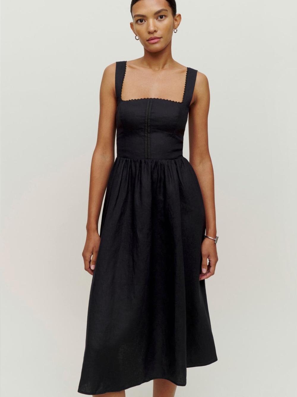 Reformation Tagliatelle Linen Dress